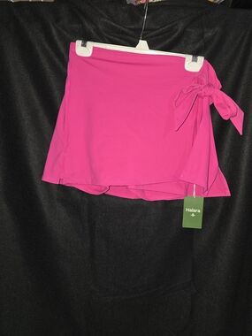 HALARA Pink Tie-Front Athletic Skort